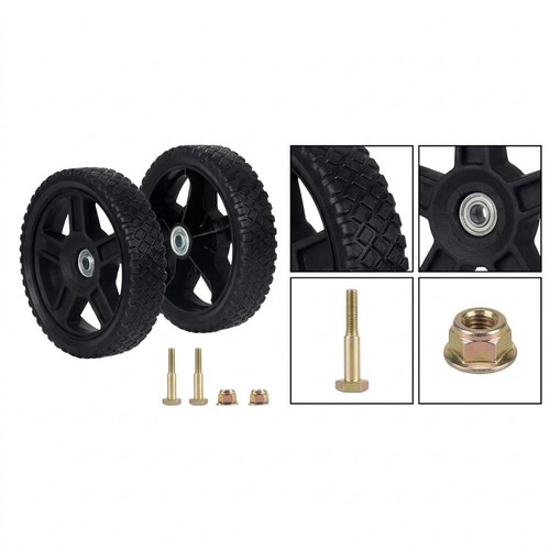 2pcs inch solid rubber - 8,